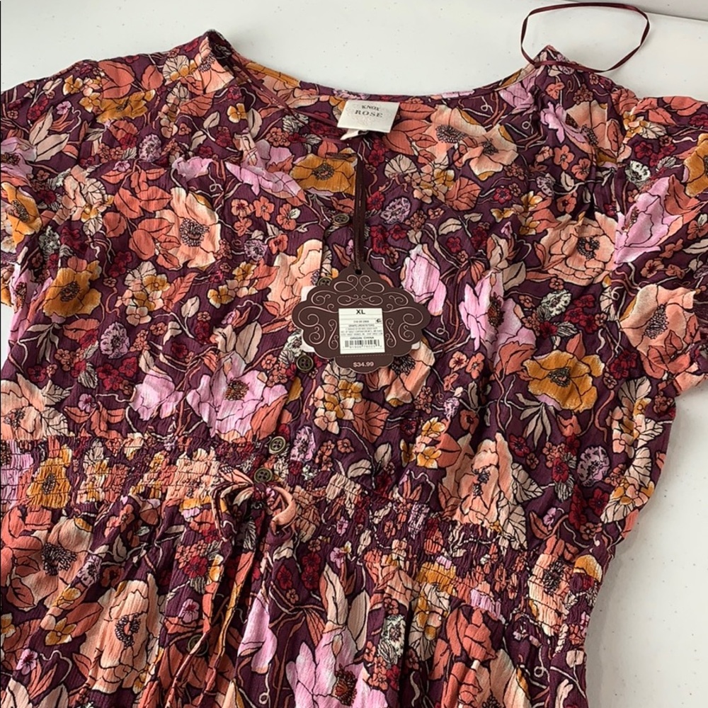 NEW Knox Rose Floral Print Midi Dress - Picture 3 of 7